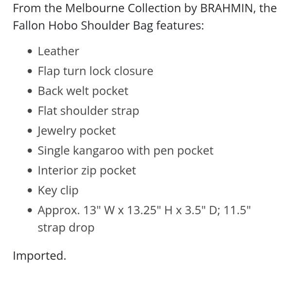 Brahmin Fallon Shoulder Bag Perennial Melbourne